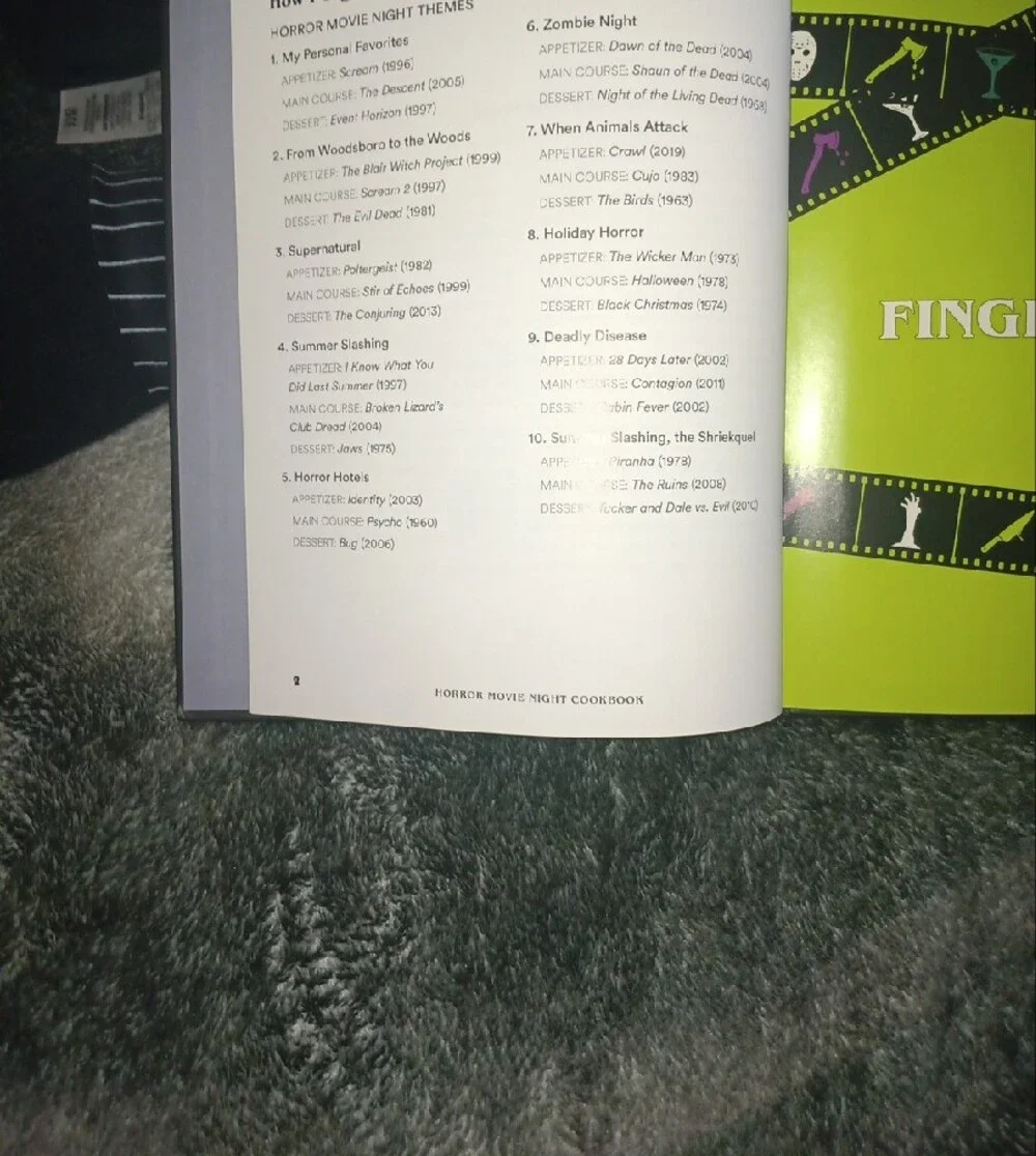 The Horror Movie Night Cookbook